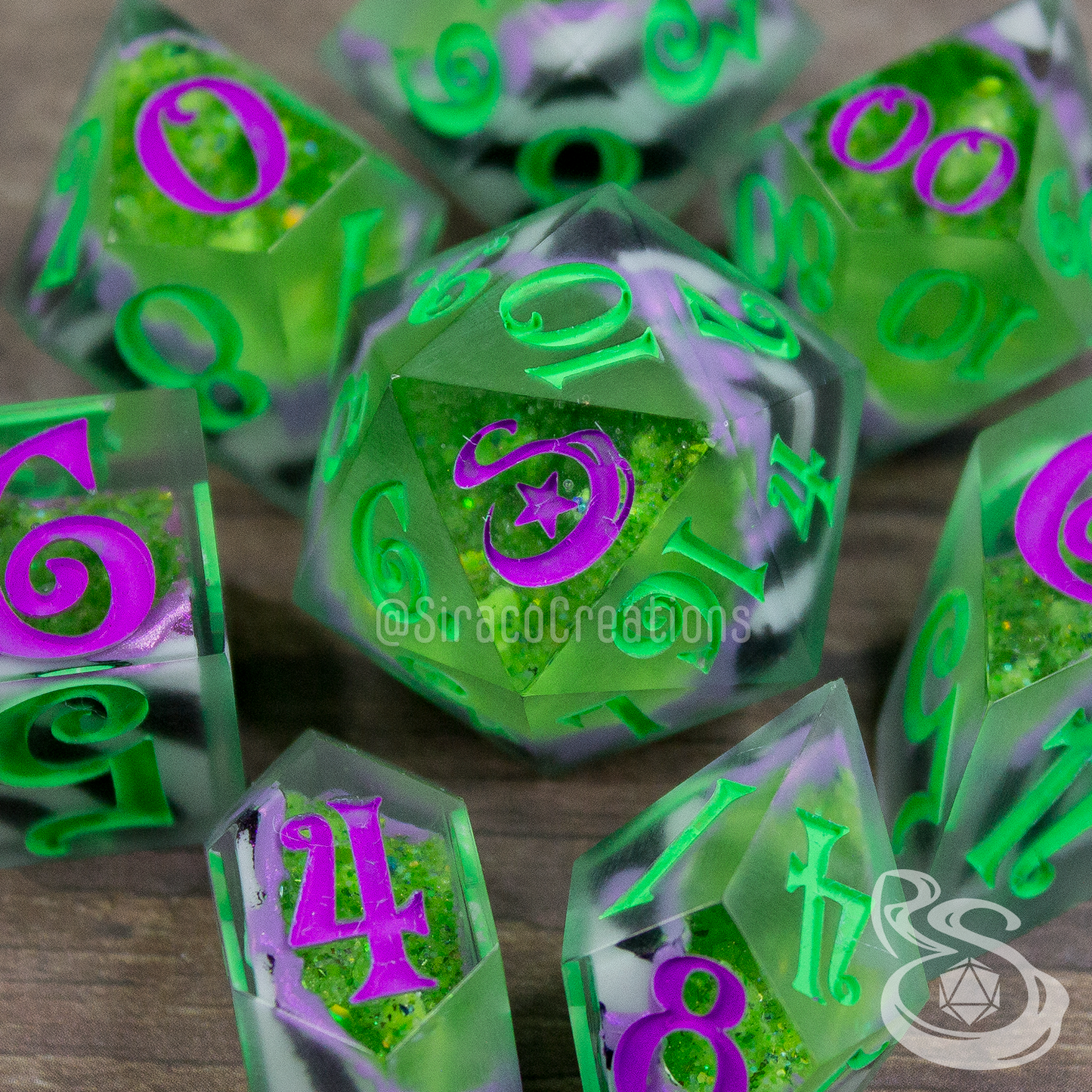 Green Beetlegems - Shiny Math Rocks Set