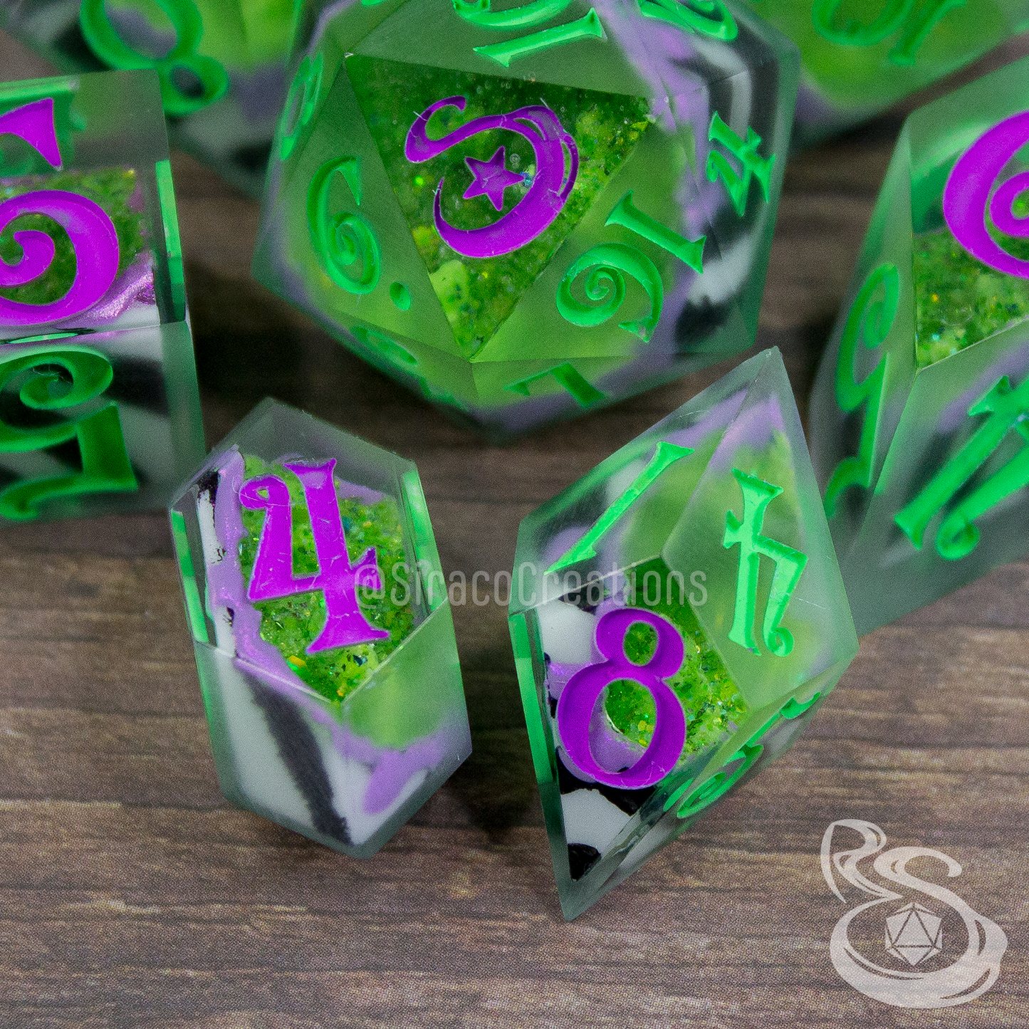Green Beetlegems - Shiny Math Rocks Set