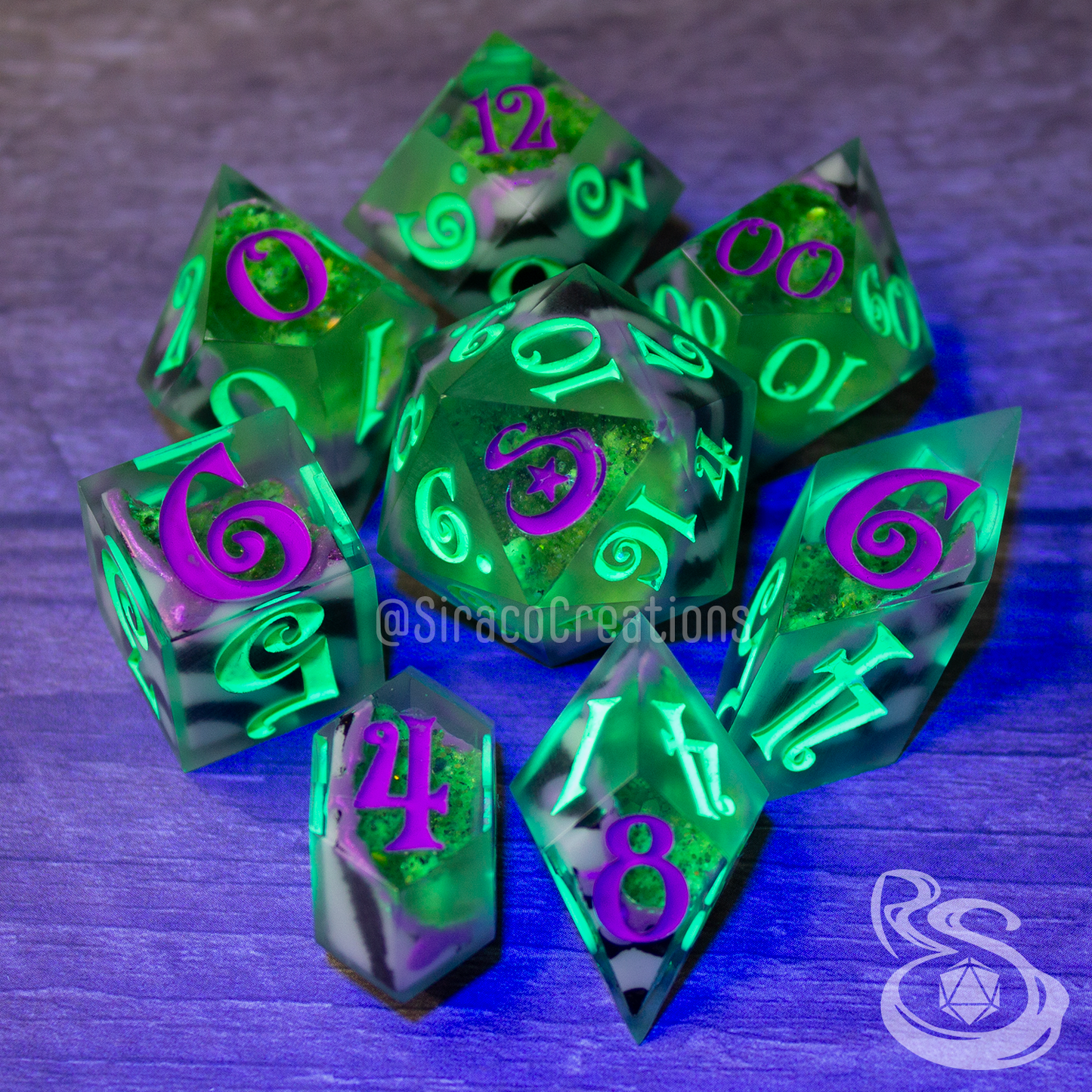 Green Beetlegems - Shiny Math Rocks Set