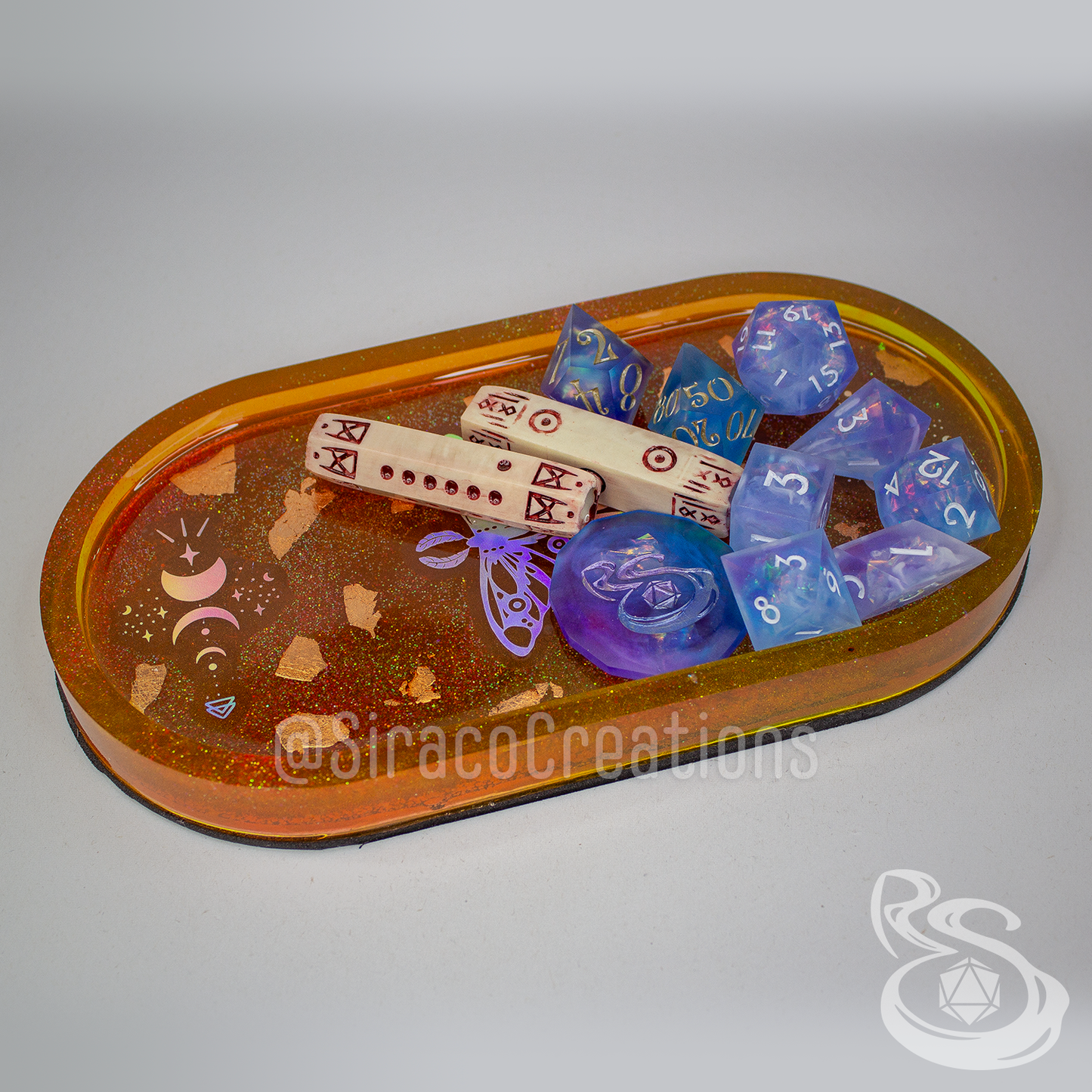 Sunrise Butterfly - Dice Tray