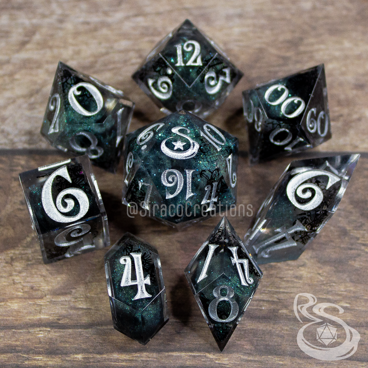 Smoke & Lace - Standard Polyhedral Set