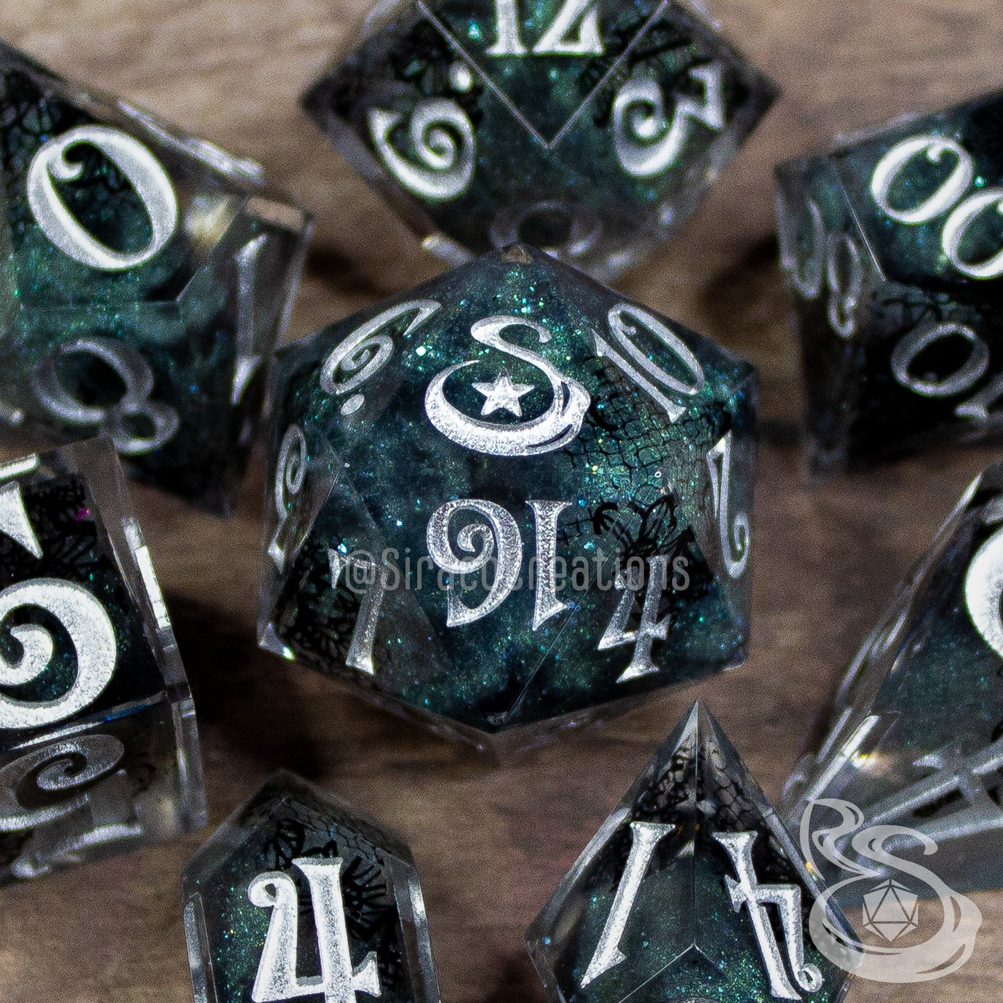 Smoke & Lace - Standard Polyhedral Set