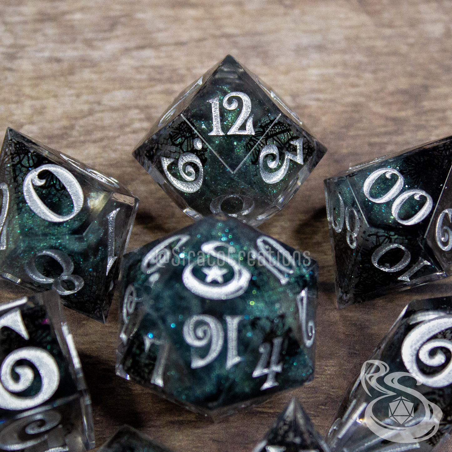 Smoke & Lace - Standard Polyhedral Set