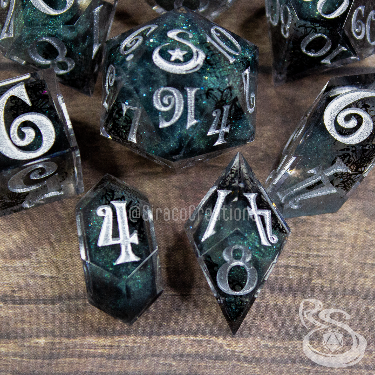 Smoke & Lace - Standard Polyhedral Set