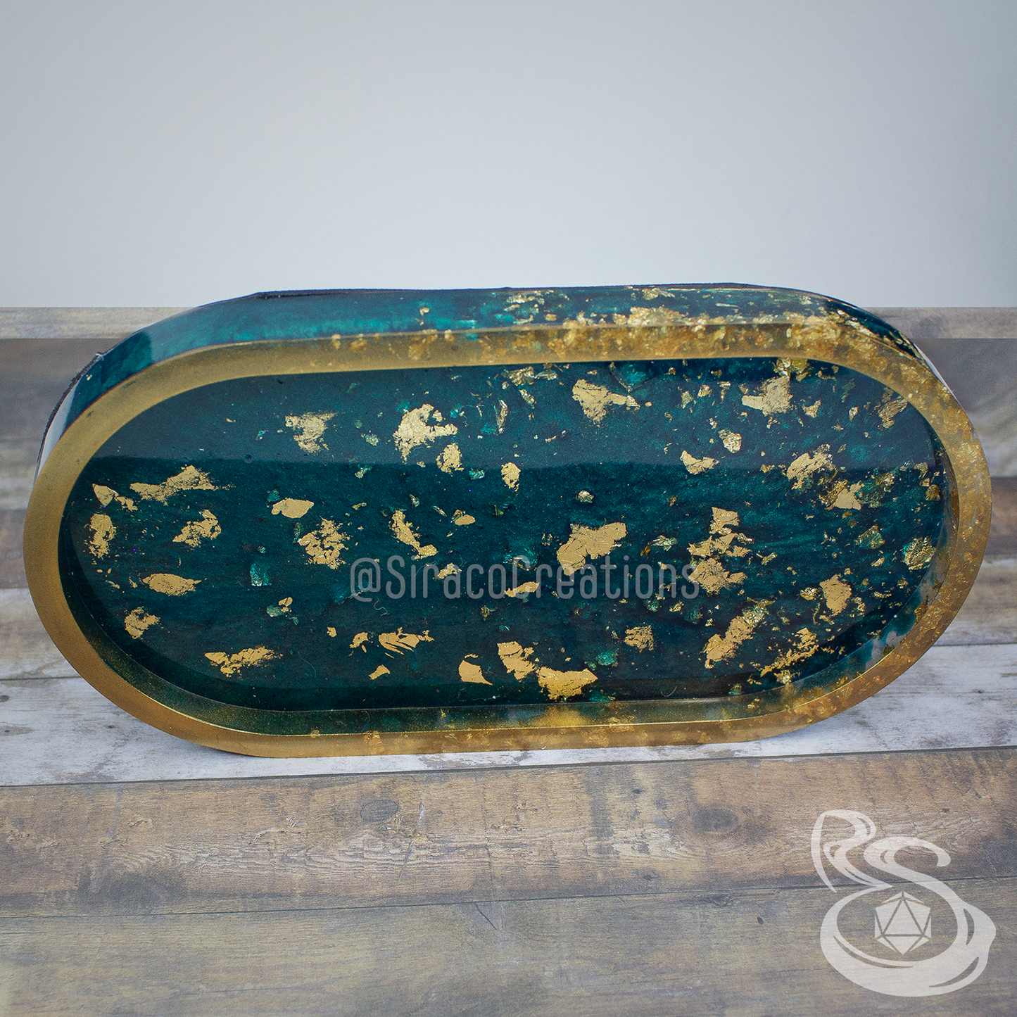 Veridian Goldspell - Dice Tray