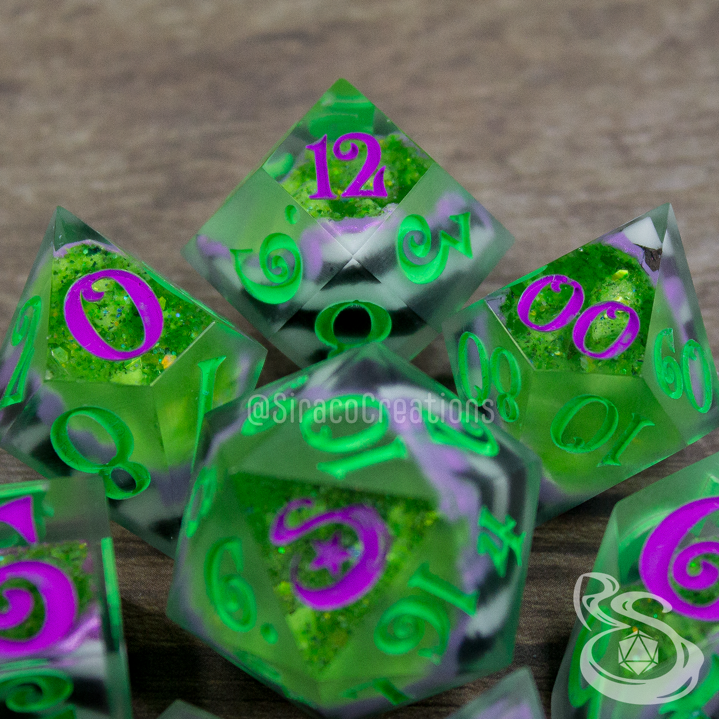 Green Beetlegems - Shiny Math Rocks Set