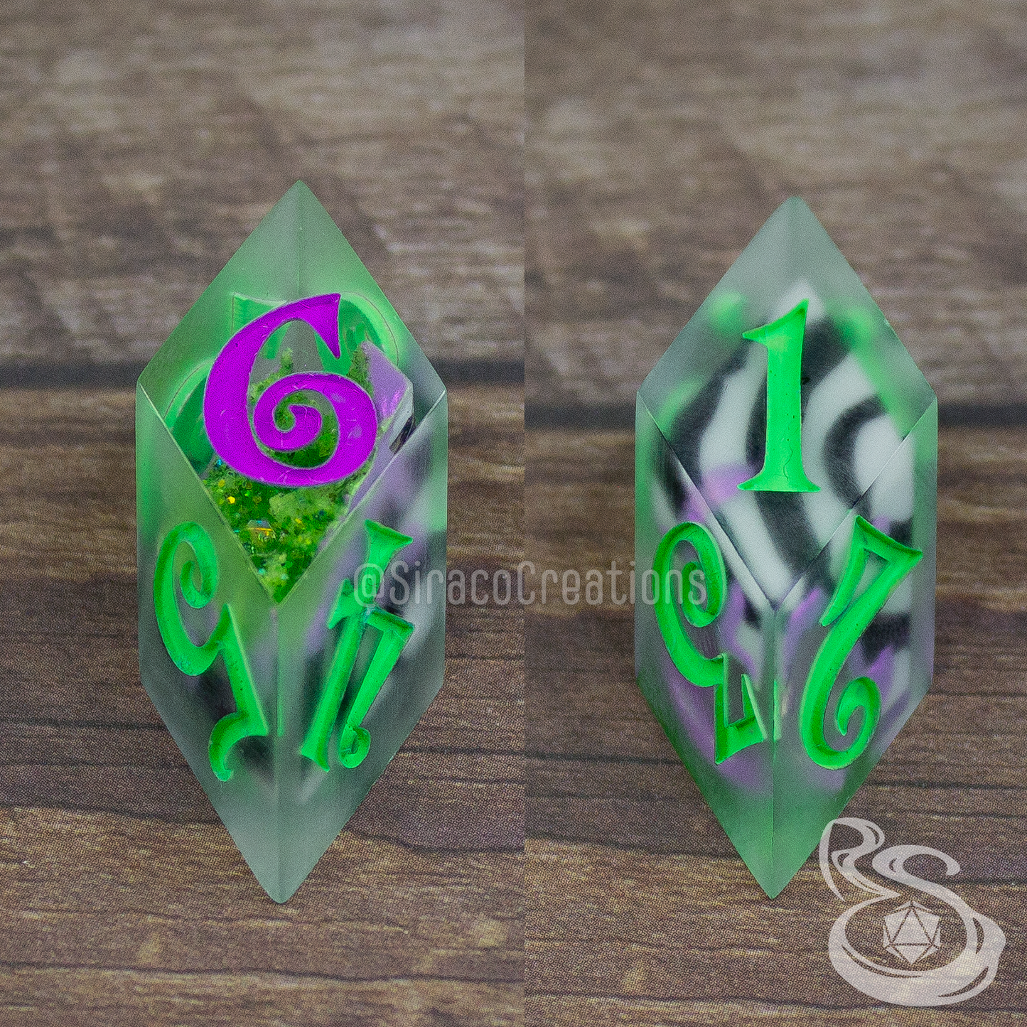 Green Beetlegems - Shiny Math Rocks Set
