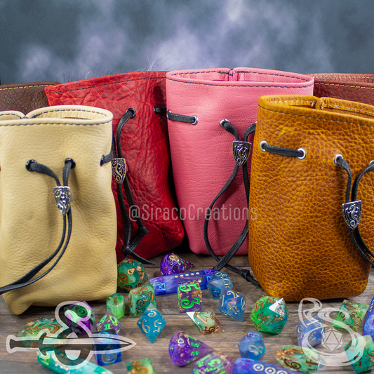 Leather Dice Bag - Diomedes Industries