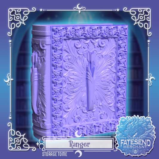 [MTO] Ranger Fantasy Tome - Dice & Card Storage Box