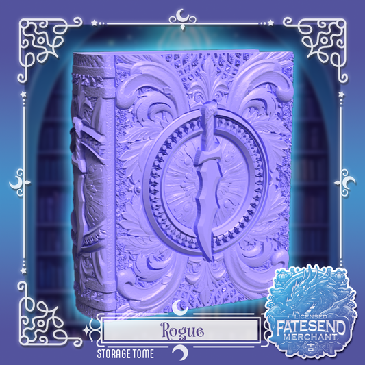 [MTO] Rogue Fantasy Tome - Dice & Card Storage Box