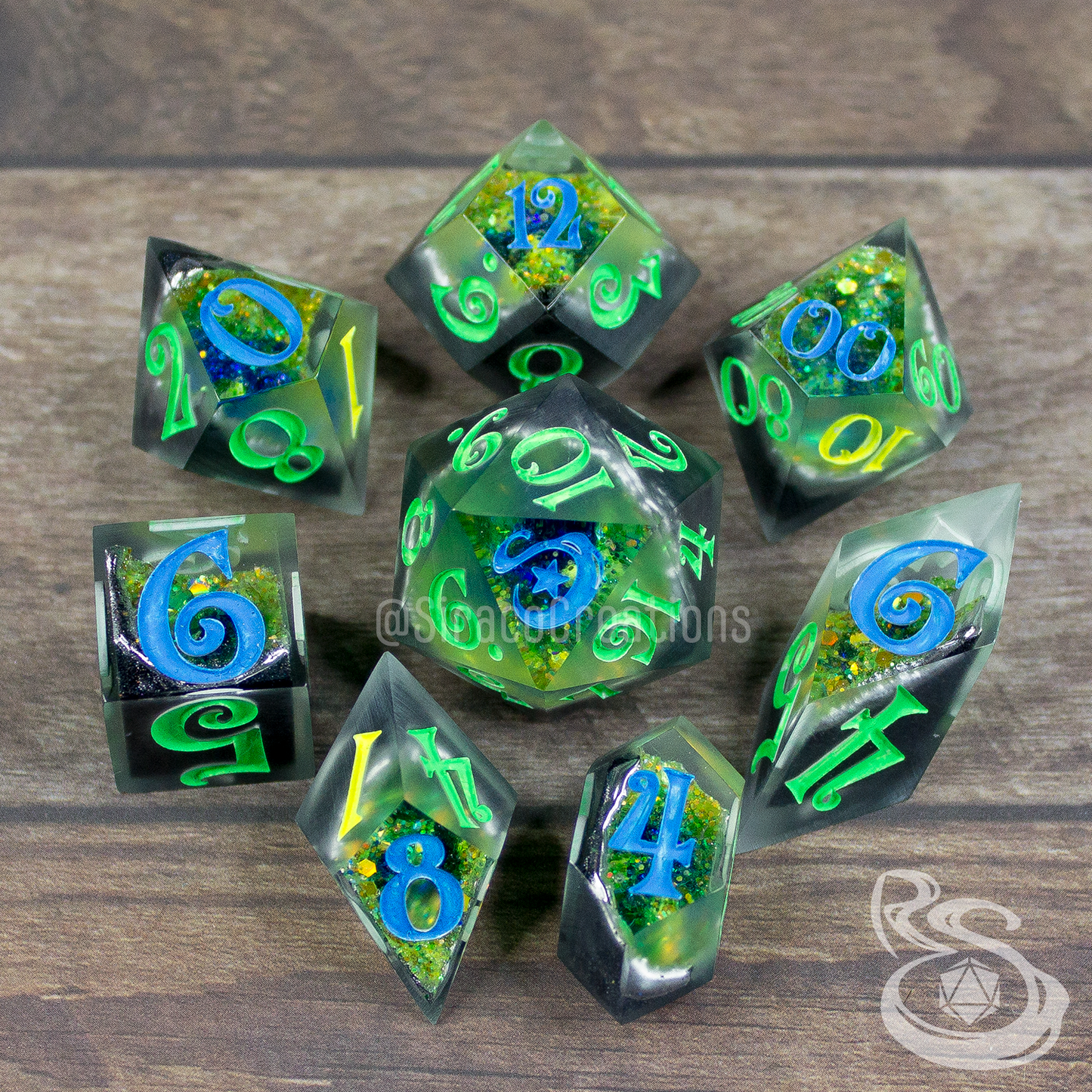 Glowing Labradorite - Shiny Math Rocks Set