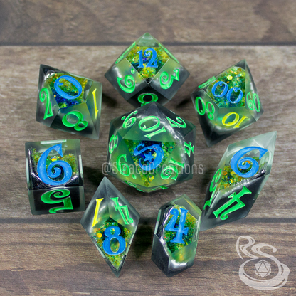 Glowing Labradorite - Shiny Math Rocks Set