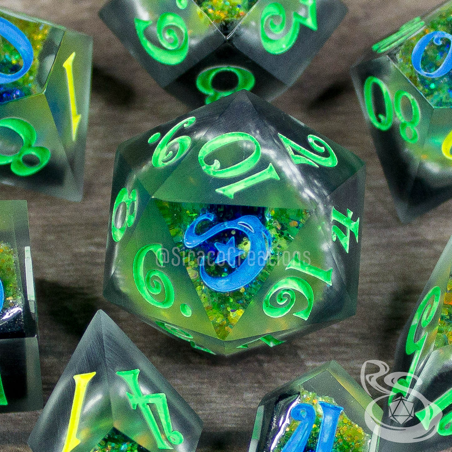 Glowing Labradorite - Shiny Math Rocks Set