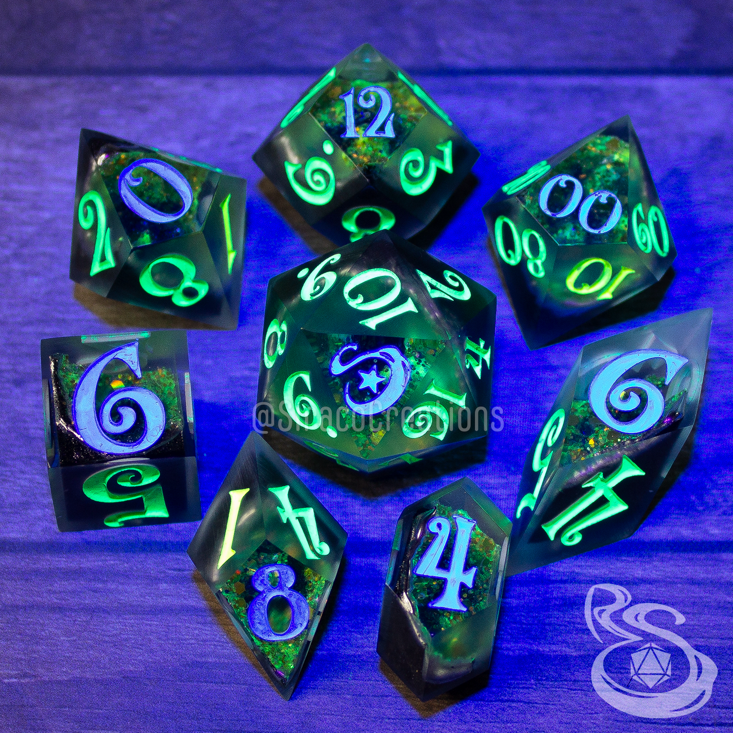 Glowing Labradorite - Shiny Math Rocks Set