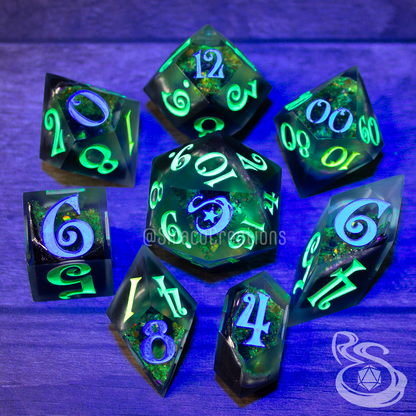 Glowing Labradorite - Shiny Math Rocks Set