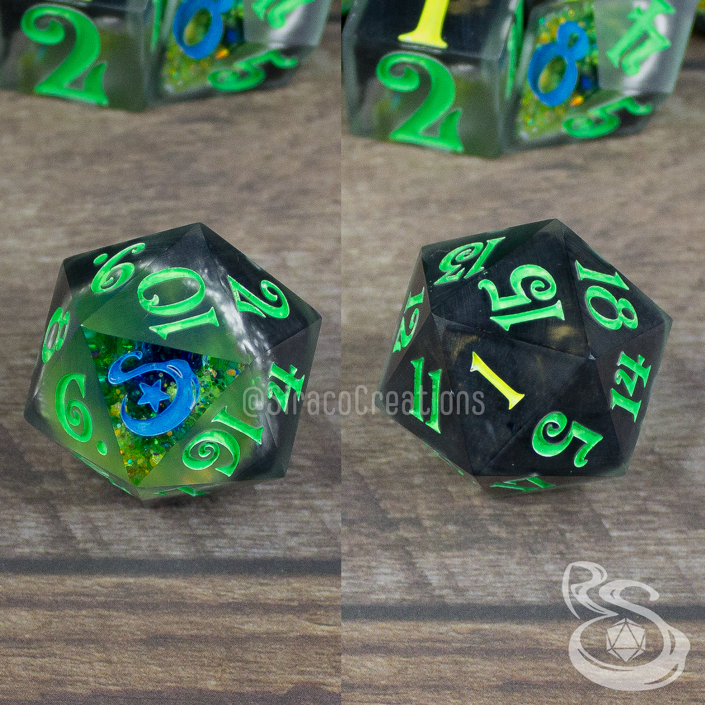 Glowing Labradorite - Shiny Math Rocks Set