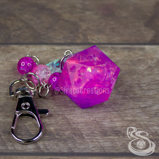 Violet Storm - Death Save Keychain